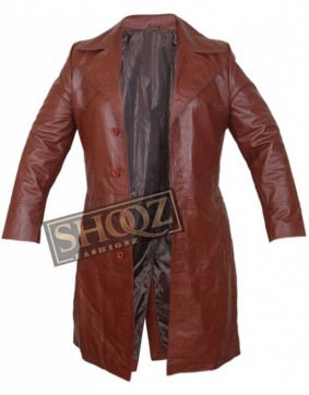 Suicide Squad Will Smith Leather Trench Coat